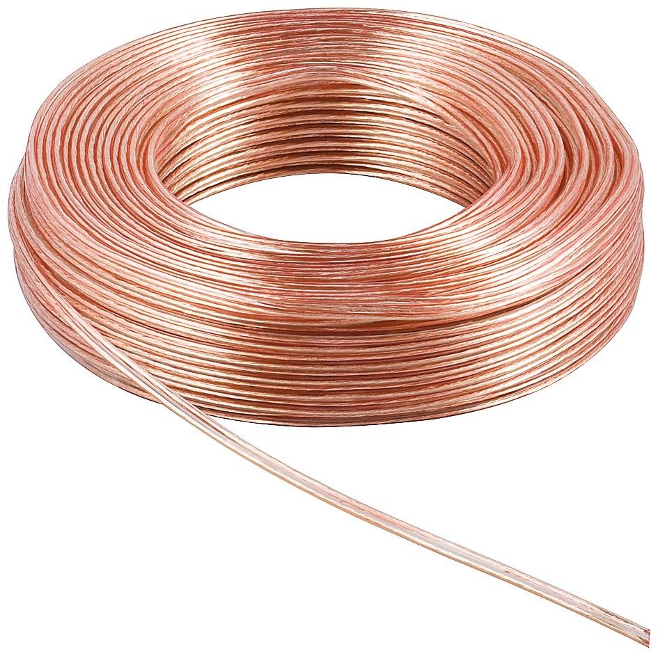 Goobay Parallel Cable 2x0.75mm Transparent 25m