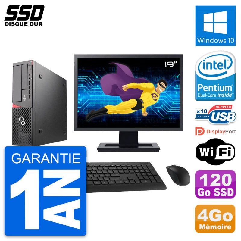 Fujitsu E720 E85+ DT 19-Inch Desktop PC