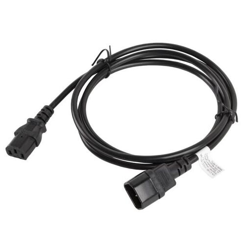 Lanberg 1.8m Power Extension Cable CA-C13E-11CC-0018-BK with IEC320 C13/C14 Connectors