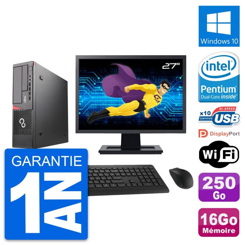 Ordinateur de bureau Fujitsu E720 DT 27 pouces