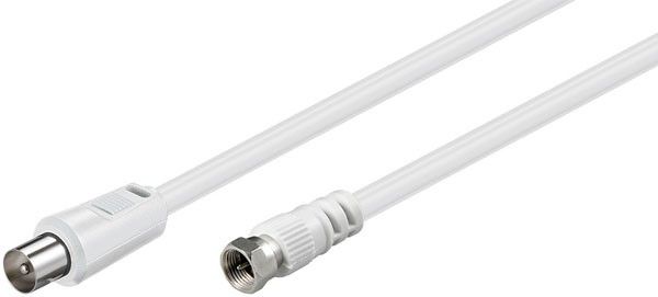 Goobay TV Antenna Cable 2.5m (White)