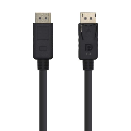 Cable AISENS DisplayPort 8K 60Hz, Negro, 0,8m (DP/M a DP/M)