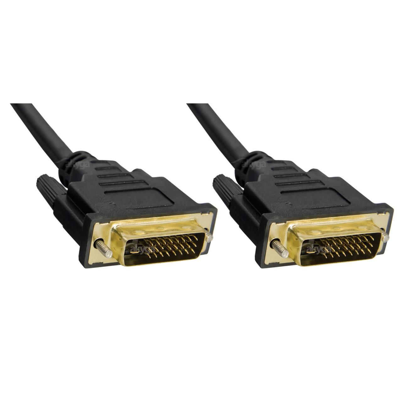 Akyga DVI Cable 1.8m DVI-D Black