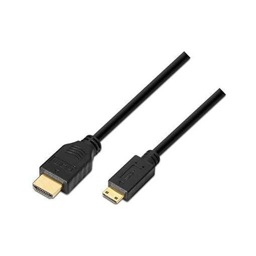 AISENS High-Speed HDMI to Mini HDMI Cable, 1.8m, Black