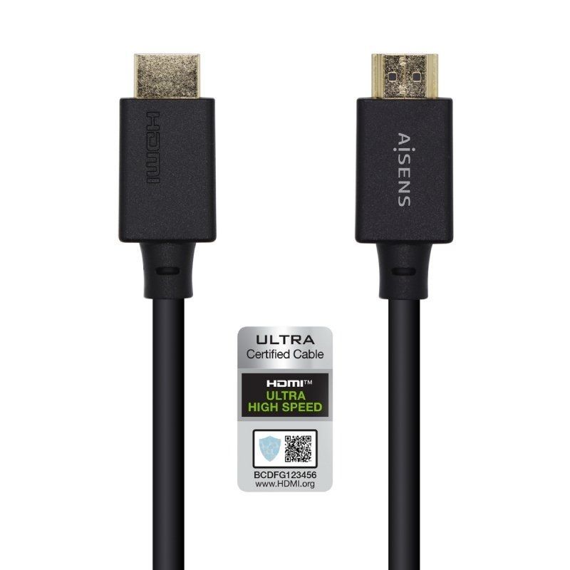AISENS HDMI Cable A150-0421, 1m, Black