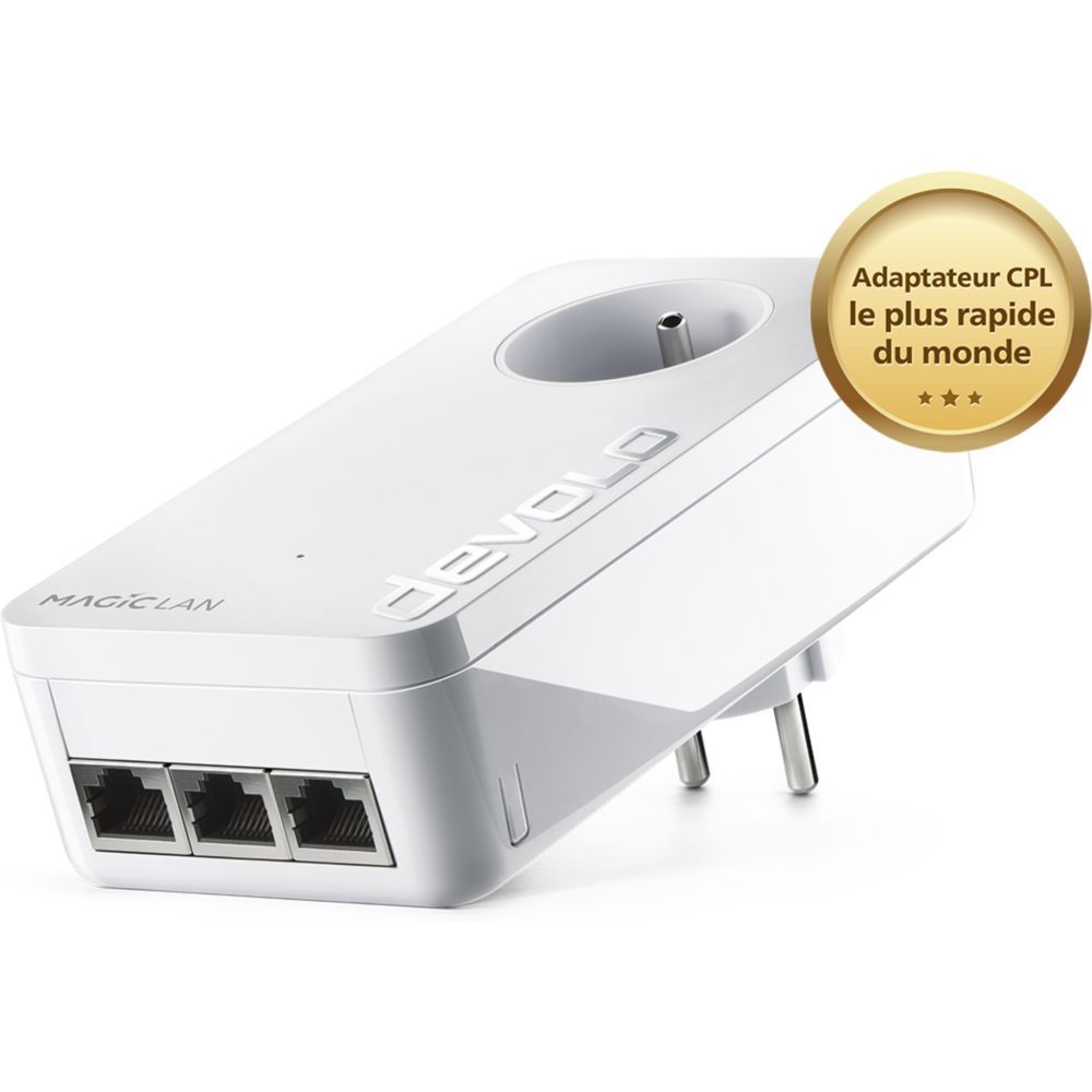 Puente de red Devolo Magic 2 LAN Triple - 1 GbE, HomeGrid