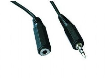 Cable de extensión de audio estéreo de 3,5 mm
