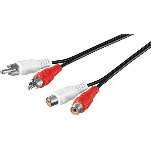 Goobay 2.5m RCA Audio Cable (Male to Female)