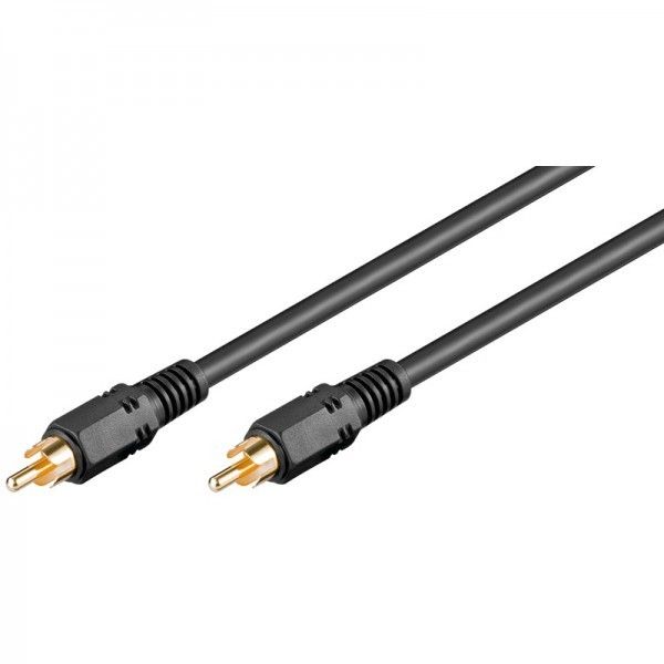 Goobay RG59 RCA Male to Male Cable, 5m (1131-5-50435)