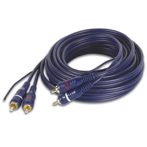 Câble RCA 2 mâles à 2 mâles + télécommande, 5 mètres
