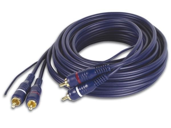 RCA Cable 2 Male to 2 Male + Remote Control, 5m