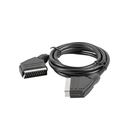 Câble de connexion Lanberg CA-EUEU-10CC-0018-BK Euroconnect - 1,8 m, SCART Mascul/SCART Mascul