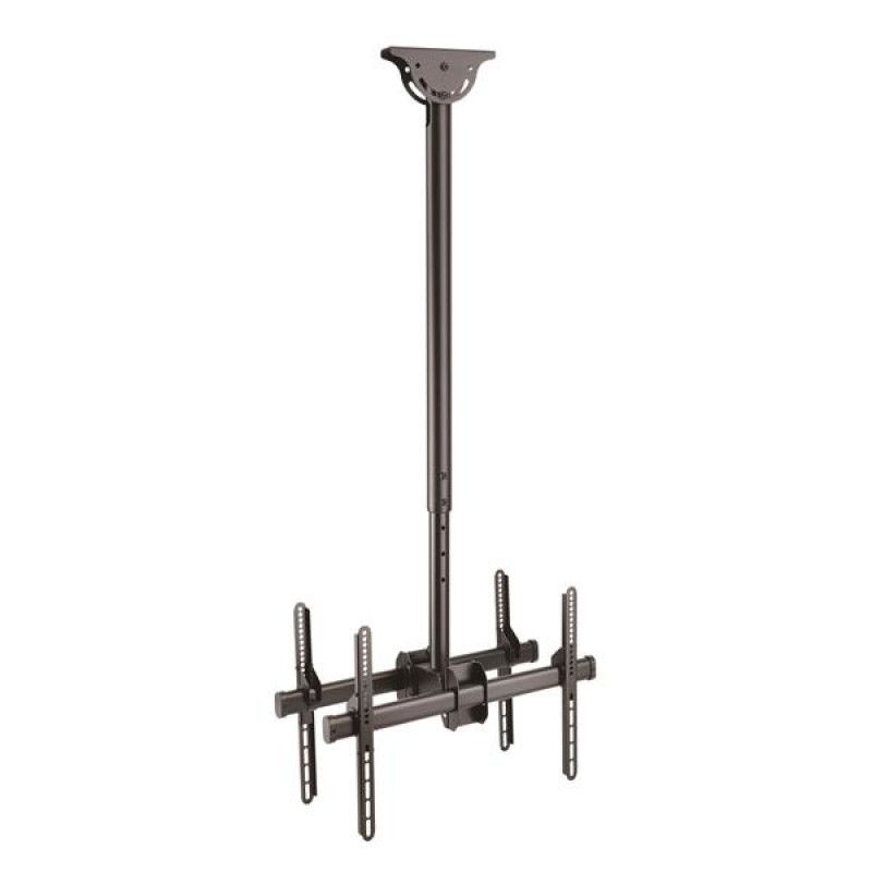 Back-to-Back Ceiling TV Mount for 32" to 75" Displays/Steel