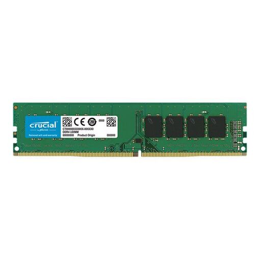 Módulo de memoria DDR4 Crucial 32GB (288 pines, 3200 MT/s, PC4-25600, CL22, 1.2V, sin búfer, no ECC)