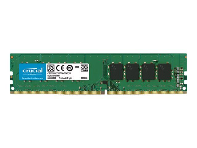 Micron Technology DDR4 32GB DIMM Module (288-Pin, 3200 MT/s, PC4-25600, CL22, 1.2V, Unbuffered, Non-ECC)