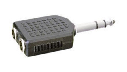 Electro DH 6.35mm Stereo Adapter to Double Female Stereo 6.35mm