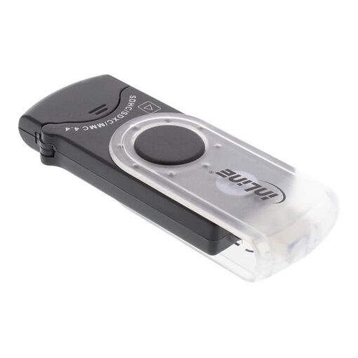 Lector de tarjetas INTOS ELECTRÓNICO InLine USB 3.0 (MMC, SD, MicroSD, SDHC, SDXC)