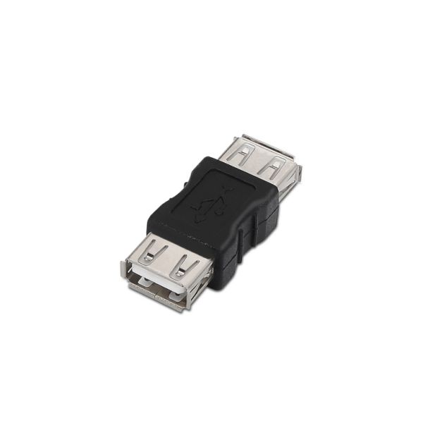 AISENS USB 2.0 Adapter Type A/H-A/H, Black