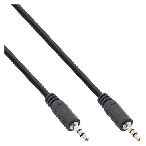 INTOS ELECTRONIC InLine Audio Cable - 2m, 3.5mm Stereo Male to Male