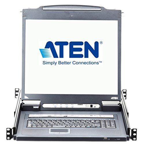 ATEN Slideaway CL5708IM - 8-Port KVM Console Switch with 17" Screen