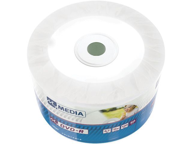 Verbatim MyMedia 16x DVD-R 4.7GB (Pack of 50) - Printable Blank DVDs