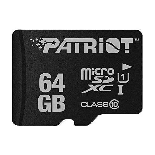 Patriot Memory LX MicroSD Flash Card 64GB (PSF64GMDC10)