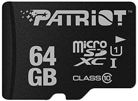 Patriot Memory LX MicroSD Flash Card 64GB (PSF64GMDC10)
