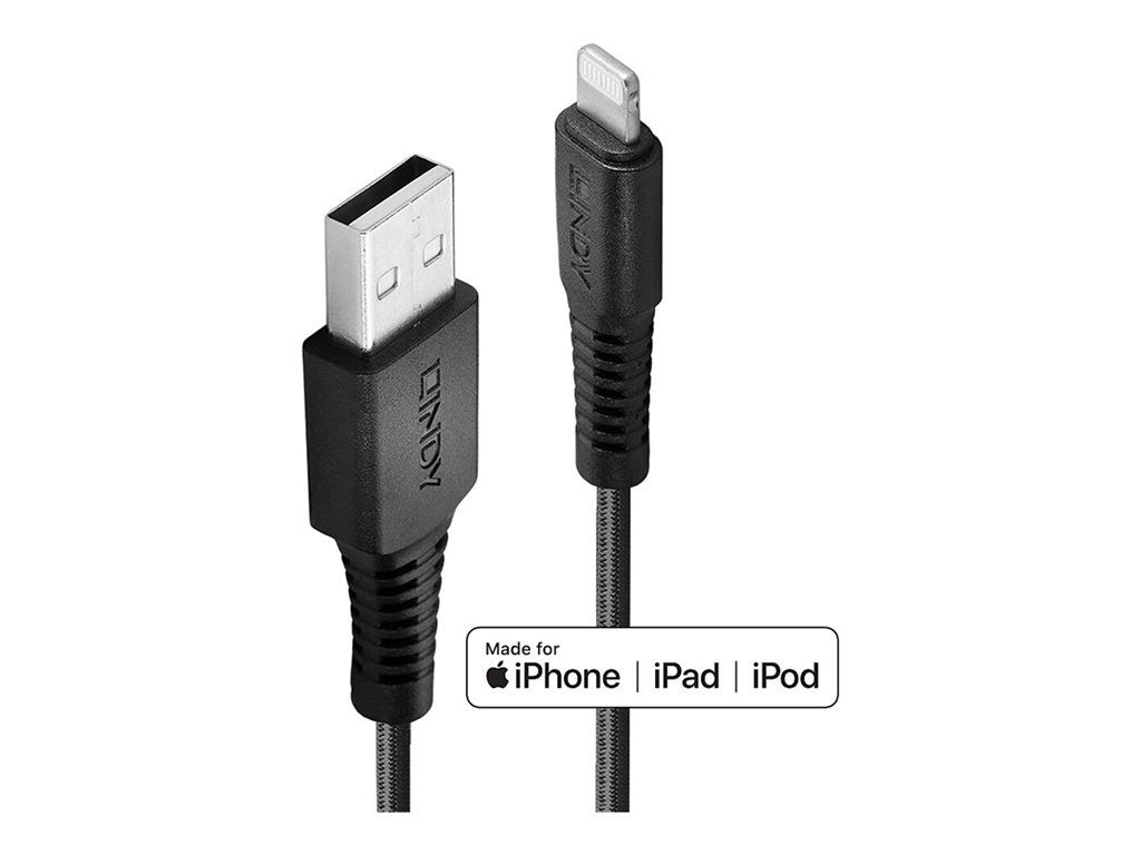 Lindy Lightning Cable - 3m - Black