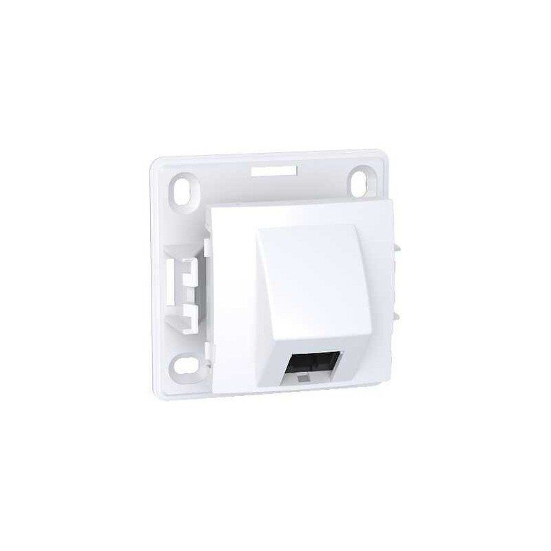 Prise murale Schneider Electric RJ45 Cat. 6 STP, blanche