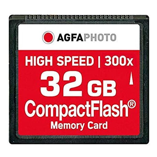 AgfaPhoto High-Speed 120x Compact Flash MLC (CF) - 32GB Memory Card