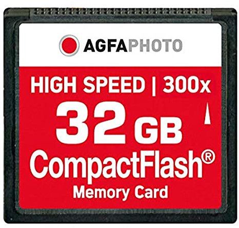 AgfaPhoto High-Speed 120x Compact Flash MLC (CF) - 32GB Memory Card