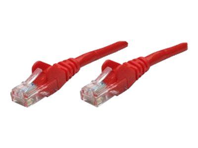 Cordon de raccordement réseau Intellinet, Cat5e, 1.5 m, Rouge