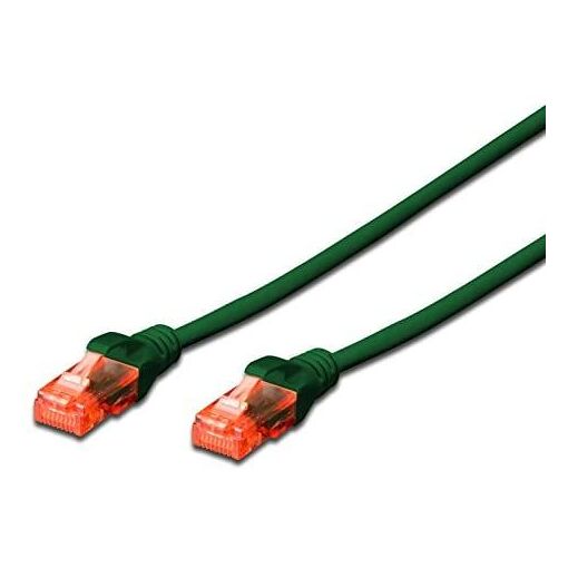 Ewent Category 6 U/UTP Network Cable, 2m, Green
