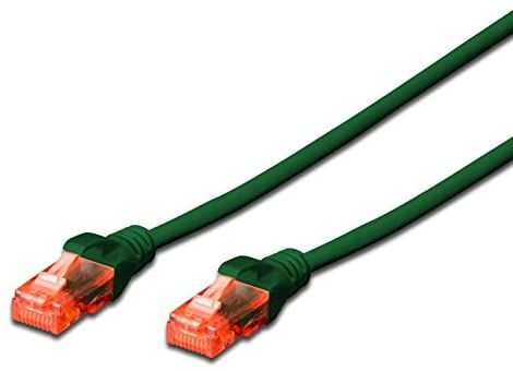 Ewent Category 6 U/UTP Network Cable, 2m, Green
