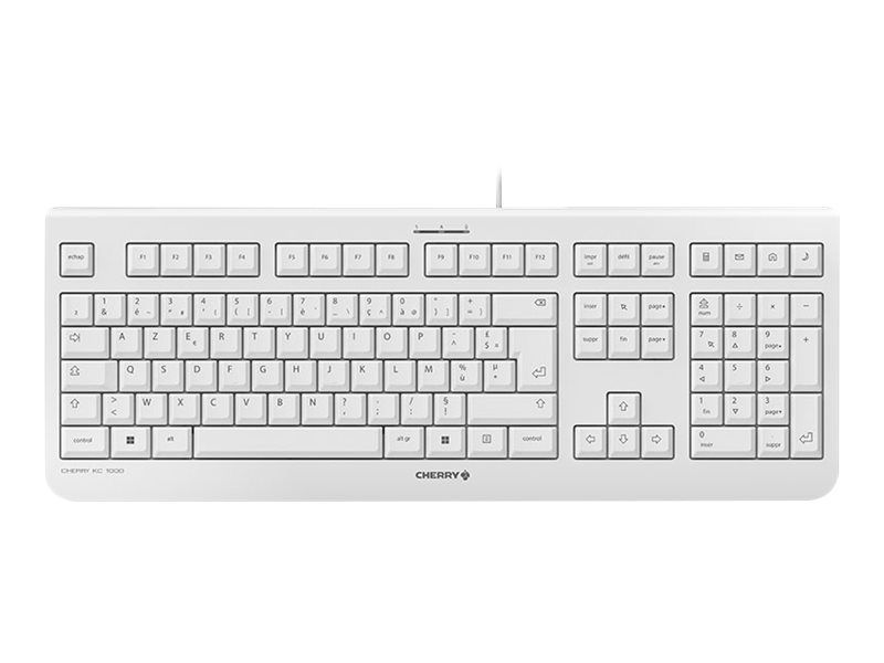 Cherry Stream Keyboard - USB French Switch Cherry SX - Grey White