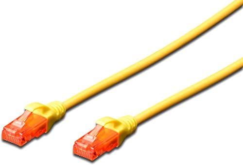 Ewent Category 6 U/UTP Network Cable - 2m Yellow