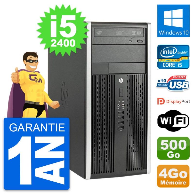 HP Compaq Pro 6200 CMT Core i5 Laptop - 4GB RAM, 500GB HDD, Windows 10