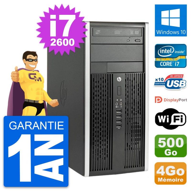 HP Compaq Pro 6200 CMT Core i7 Laptop - 4GB RAM, 500GB HDD, Windows 10