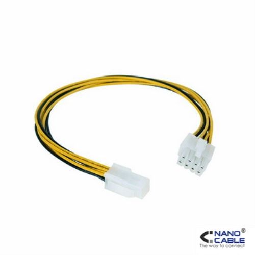 NanoCable 15cm Internal Power Cable Adapter 4-pin to 2x4-pin