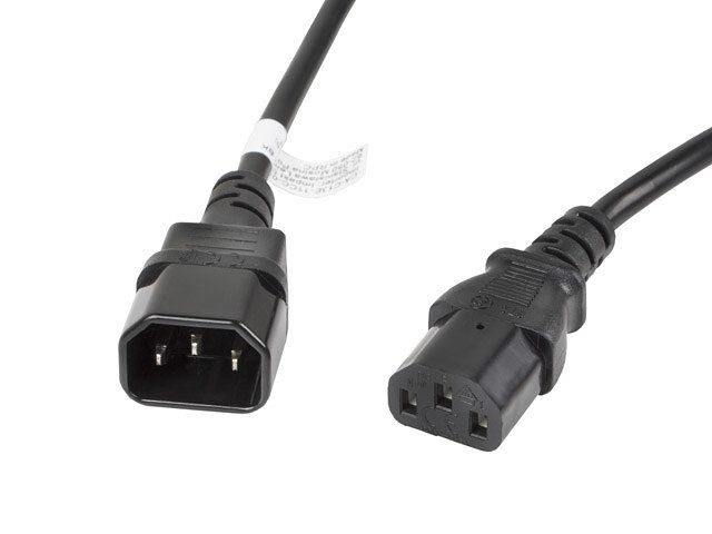 Lanberg CPU Power Cable 3m (IEC320 C13/C14 M)