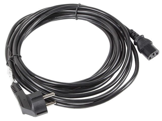 Lanberg Schuko to IEC320 C13 Power Cable, 10m