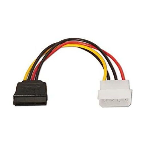Cable de alimentación SATA AISENS de 16 cm, negro