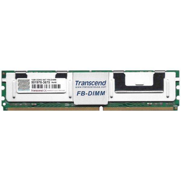 Transcend 1GB DDR2-667 ECC Memory (TS128MFB72V6J-T)