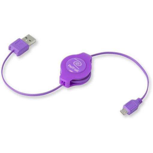 Retrak Universal Micro USB Retractable Cable