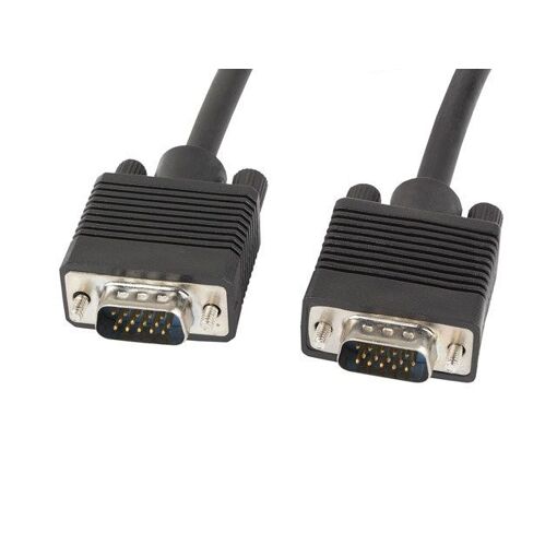 Câble VGA mâle/mâle Lanberg, 15m, noir avec ferrite