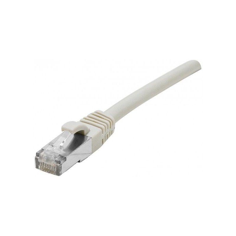 Dexlan - RJ-45 to RJ-45 Cable - 15m - CAT 6a, SFTP, PiMF - Halogen-free, Molded, Snagless - Grey
