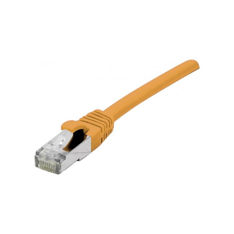 Dexlan CAT 6a SFTP Cable, 25m, RJ-45 (M) to RJ-45 (M), Halogen-Free, Molded, Hook-Less - Orange