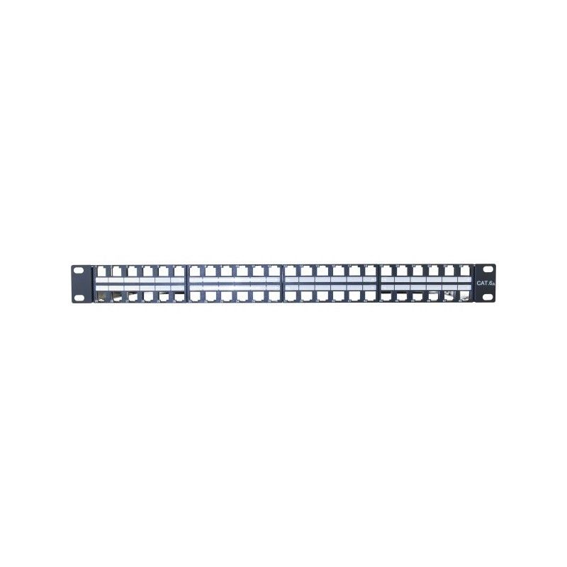 Dexlan 1U 48-Port STP Keystone Panel with Cables