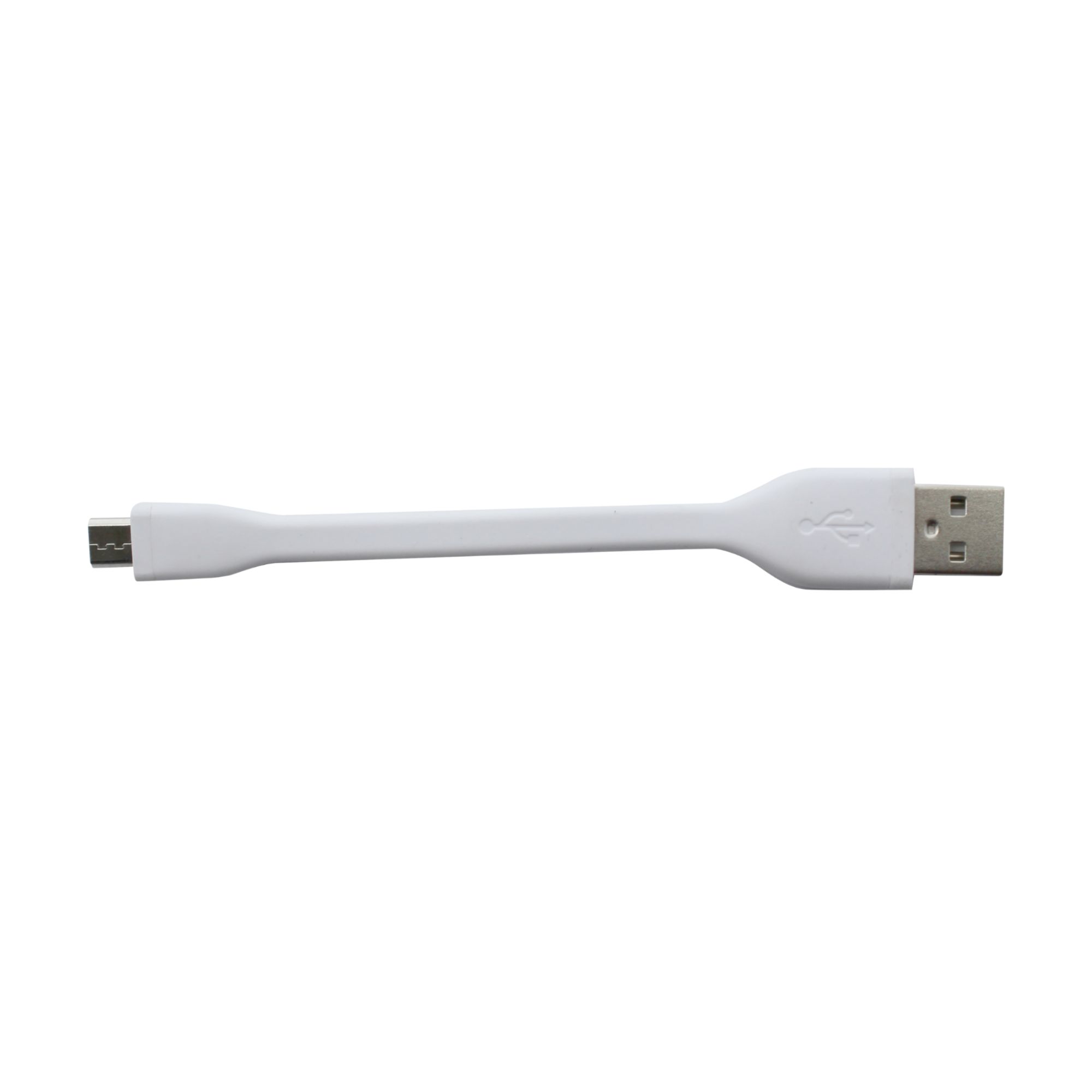 Phoenix USB to Micro USB Cable, 5 Pins, 10 cm, Silicone Finish, OTG, White