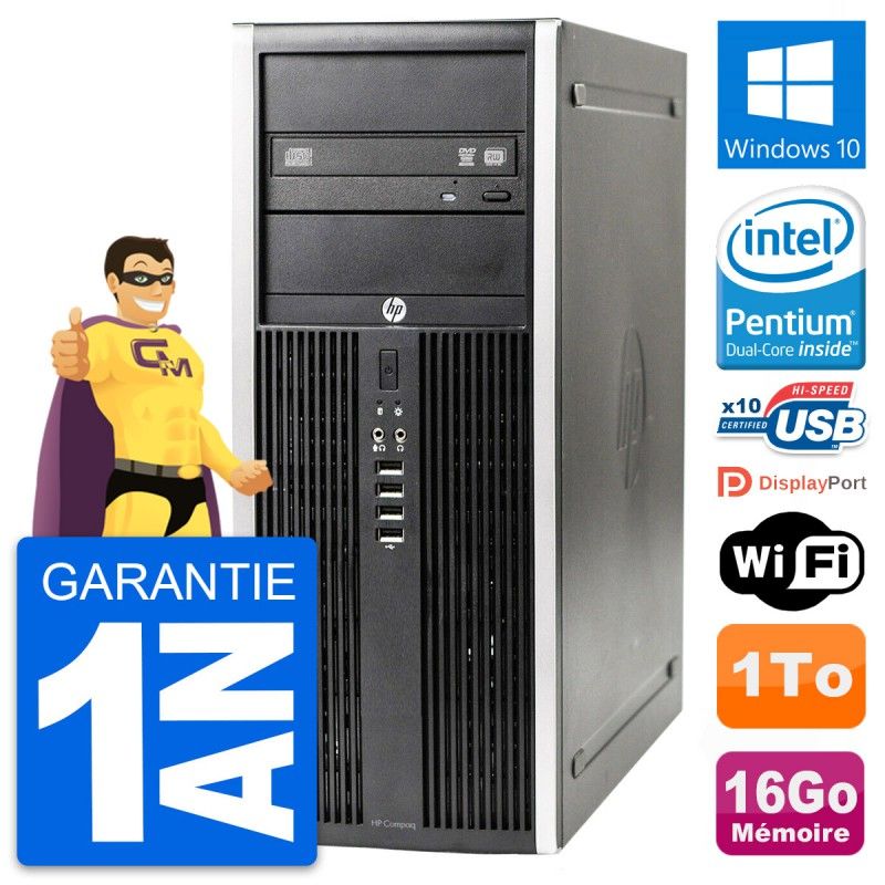 HP Elite 8300 PC - Intel Dual-Core G630, 16GB RAM, 1TB HDD, Windows 10, WiFi